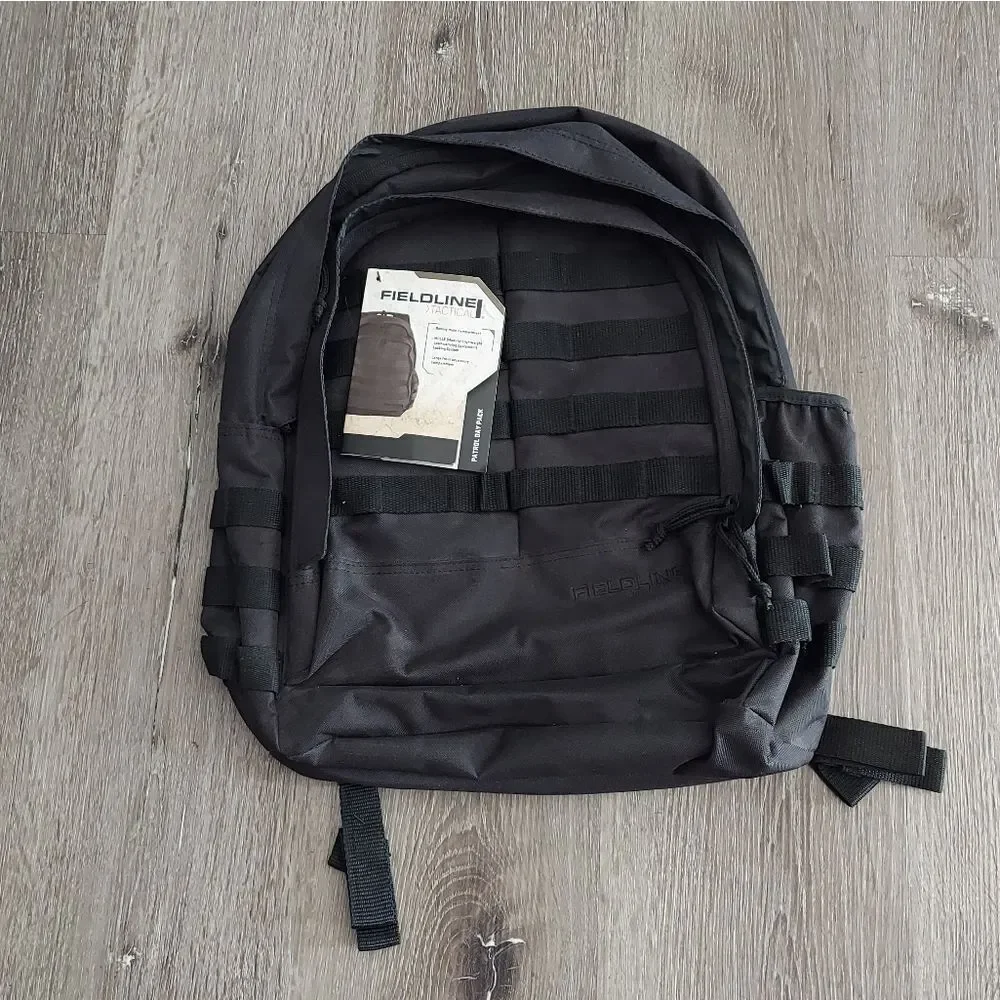 NEW: Fieldline Tactical Black Patrol Day Pack Molle Backpack